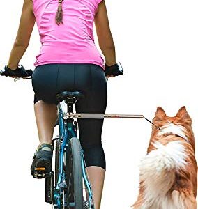Walky Dog Plus Hands Free Dog Bicycle Exerciser Leash Newest Model with 550-lbs Pull Strength Paracord Leash Military Grade
