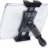 Moutik Bike Treadmil Tablet Stand:Tationary Bicycle Recumbent Indoor Exercise Rotatable Treadmill Mount Car Phone Holder Compatiable with iPad / iPhone Cellphone Kindle