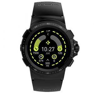 MyKronoz ZeSport2, Multisport GPS Smartwatch, 6 Axis Accelerometer, Swiss Design (Black/Grey)