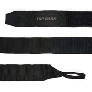 TOP RANK Legend Series Professional 180-inch Wrist/Hand Wraps for Boxing, MMA, and Muay Thai, Nylon-Spandex Chassis, 2-inches Wide, Thumb Loop, 2-inch Wide Hook and Loop Closure