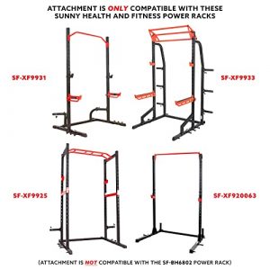 Sunny Health & Fitness Landmine Attachment for Power Racks and Cages - SF-XFA004