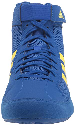 adidas mens Hvc Wrestling Shoe, Royal Blue/Yellow/Black, 12.5 US
