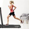 Murtisol 2 in 1 Folding Treadmill, 2.25HP Under Desk Electric Treadmill, Installation-Free with APP, Remote Control and LED Display, Portable Walking Machine for Home, Office & Gym,Black
