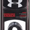 Under Armour Sport Mouth Guard Sports for Football, Lacrosse, Basketball, Hockey, Boxing, MMA, Jiu jitsu, Includes Detachable Helmet Strap, Youth & Adult. Protectar Bucal Black