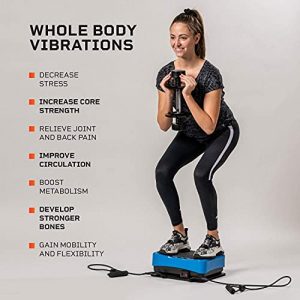 LifePro Waver Micro Whole Body Vibration Plate Exercise Machine - Portable Exercise Equipment for Whole Body Fitness, Lymphatic Drainage, Weight Loss - Vibration Platform Machine, Max Weight 220 lbs