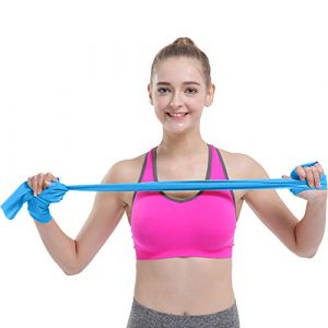 Resistance Bands Set, Long Exercise Bands for Arms, Shoulders, Legs and Butt, Workout Stretch Bands for Physical Therapy, Gym, Yoga