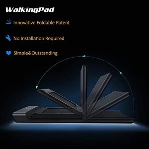 WalkingPad A1 Pro Smart Walk Folding Treadmill Slim Foldable Exercise Fitness Equipment Under Desk Running Walking Pad Indoor Outdoor Gym