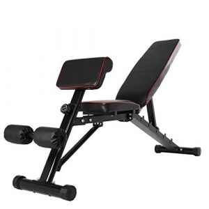 Poteti Bench Roman Chair for Full All-in-One Body Workout,Back HyperextensionHyper Back Extension,Roman Chair,Adjustable Ab Sit up Bench,Decline Bench,Flat Bench Abdominal Fitness Equipment-U.S.shipping, Silver,Black, 43.4 inches x 23.5 inches x 26.7 inches-37 inches