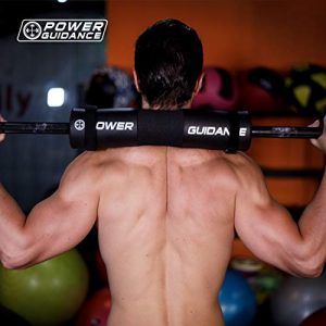 POWER GUIDANCE Barbell Squat Pad - Neck & Shoulder Protective Pad - Great for Squats, Lunges, Hip Thrusts, Weight Lifting & More - Fit Standard and Olympic Bars Perfectly