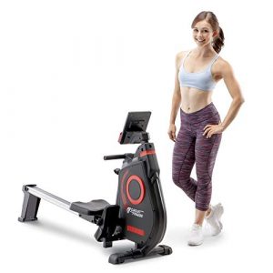 CIRCUIT FITNESS Circuit Fitness Folding Magnetic Rowing Machine - Cardio Body Building Rower AMZ-979RW