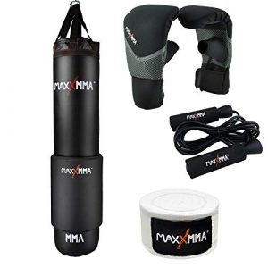 MaxxMMA 5 ft Water/Air Heavy Bag Kit (Adjustable 70~140 lbs.)