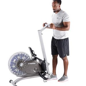 Stamina ATS Air Rower 1406 - Smart Workout App, No Subscription Required - Dynamic Air Resistance - LCD Monitor Tracks Metrics