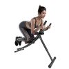 HOTSYSTEM Ab Machine, Core & Abdominal Trainers Ab Workout Machine, Ab Cruncher Foldable Fitness Equipment Home Gym Body Shaper with Display, Adjustable Height Levels