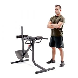 Marcy Pro JD-5481 Deluxe Steel Frame Hyper Extension Bench for Racks and Home Gyms