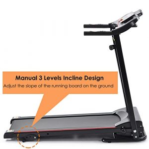 Treadmills for Home, 2.5HP Portable Foldable Treadmill with 15 Pre Set Programs and LED Display Panel