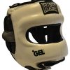 Ring to Cage Deluxe Full Face GelTech Sparring Headgear Synthetic Leather for Boxing, Muay Thai, MMA, Kickboxing (Regular (Also fits Small Size))