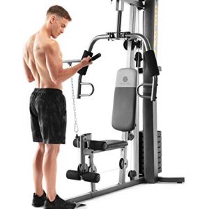 Gold's Gym XRS 50 Home Gym with up to 280 lbs of Resistance - High and Low Pulley System for Total Body Workout