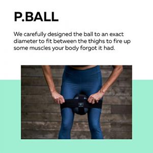 P.Ball Starter Kit by P.volve - Includes P.Ball Exercise Ball and Precision Sculpt Workout Video DVD - at Home Exercise and Workouts for Men and Women