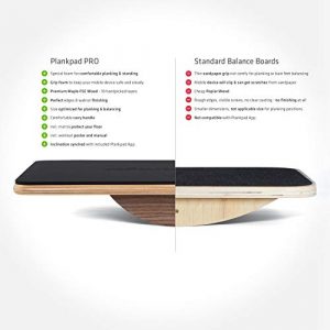 Plankpad PRO - Plank Board Core Trainer & Full Body Fitness while Playing Games & Workouts on iOS/Android App - Balance Board, Exercise Equipment