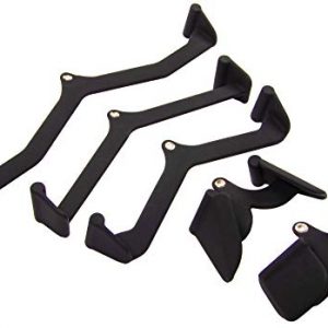 Everyday Essentials Cable Machine Attachments 5-Piece Combo, Black