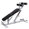 Body-Solid SAB500 Pro Clubline Ab/Hyper Bench for Abdominal Workout, Home and Commercial Gym