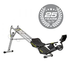 Total Gym Ergonomic Folding Incline Rowing Machine with 6 Levels of Resistance and Over 20 Workouts for Cardio and Strength Training