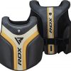 RDX Chest Guard for Boxing, Martial Arts Training Maya Hide Leather Body Protector for Muay Thai, MMA, Sparring and Kickboxing, Rib Shield Armour for Taekwondo and BJJ