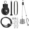 Eapele Fitness Pulley Cable System for Weight Lifting, LAT Pull Down, Weight Training, Biceps Curl, Triceps Pull Down, Row, Fly