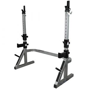 Valor Fitness BD-17 Squat Rack and Bench Press Rack for Home Gym Leg Exercise Machine and Chest Workout Equipment