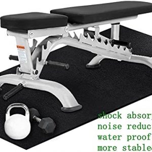 Treadmills Mat for Health & Fitness Exercise Equipment Mat- Anti Fatigue Floor Mat, Fitness Mat, Elliptical Mat, Jump Rope Mat, Gym Mat Used On Hard Floors and Carpet Protection 36