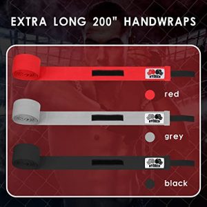 6 Pairs Hand Wraps for MMA Boxing 197 Inch Martial Arts Hand Wraps Semi Elastic MMA Handwraps Nylon Cotton Spandex Wrist Straps for Boxing Stretch Boxing Handwraps for Women Men Kickboxing Muay Thai