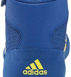 adidas mens Hvc Wrestling Shoe, Royal Blue/Yellow/Black, 12.5 US