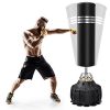 Dprodo Freestanding Punching Bag 70’’ - 182lb Heavy Boxing Bag with Suction Cup Base for Adult Youth - Men Stand Kickboxing Bag for Home Office