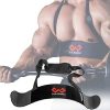 W WAISFIT Arm Blaster Bicep Curl Thick Aluminum Adjustable Bodybuilding Bicep Isolator Black