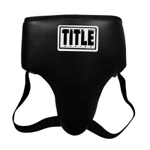 Title Boxing Deluxe Groin Protector Plus 2.0, Black, Large