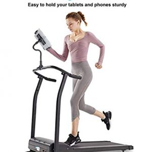 woleyi Spinning Bike Tablet Mount, Gooseneck Indoor Stationary Exercise Bike Phone iPad Holder, Treadmill Elliptical Handlebar Stand for iPad Pro 9.7, 11, 12.9/Air/Mini, Galaxy Tabs, More 4-13