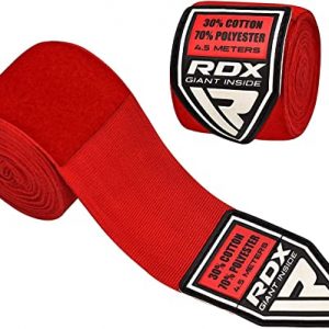 RDX Boxing Hand Wraps, Pack of 3 Pairs Bundle, 4.5 Meter Elasticated Inner Gloves, Muay Thai MMA Kickboxing Punching Martial Arts Strength Training Workout Combat Sports Home Gym Fitness Accessories