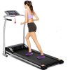 Treadmill for Home Workout, Ultra-Quiet & Shock-Absorbant, Folding Electric Portable Exercise Running Machine for Small Spaces with LCD Screen & 12 Programs