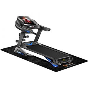 Treadmill Mat, Egymcom Heavy Duty Eco-Friendly PVC Exercise Equipment Mat for Treadmill/Ski Machine/Exercise Bike Equipment (Small)