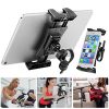 Bike Tablet Holder, Portable Bicycle Car Phone Tablet Mount for Indoor Gym Treadmill, Microphone Stands, Microphone Tablet Holder, Exercise Bike for iPad,