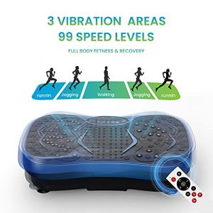 JUFIT Fitness Vibration Plate Exercise Equipment Whole Body Shape Exercise Machine Vibration Platform Fit Massage Workout Trainer,Max User Weight 330lbs