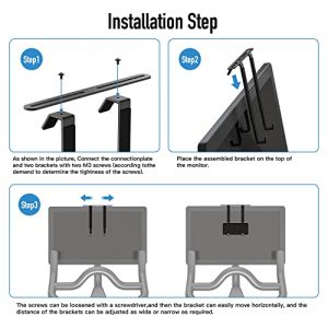 Wassers Metal Adjustable Tablet and Phone Screen Holder Mount Bracket for Peloton Bike and Peloton Bike Plus, Accessories for Peloton Bike