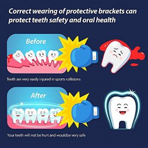Youth Sport Mouth Guard,Soft Sports Mouthguard for Boxing, Football, Basketball, Jujitsu, MMA, Hockey, Karate, Rugby Teeth Armor to Protect Braces for Kids, Adult&Youth