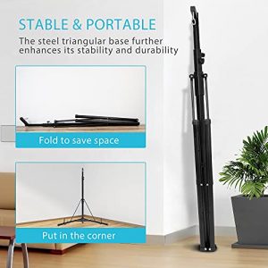 VIVOHOME Height Adjustable Foldable Heavy Duty Boxing Punching Bag Stand Steel Sandbag Rack Freestanding Up to 132 lbs for Home Fitness Stable