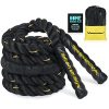 Weighted Jump Rope for Fitness - 9.8ft Heavy Battle Ropes for Exercise, 3LB Workout Rope for Women & Men, Skipping Rope For Gym Training, Home Workout