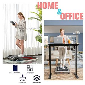 Egofit Walker Pro Smallest Under Desk Electric Walking Treadmill for Home, Small & Compact Treadmill to Fit Desk Perfectly and Home & Office with APP & Remote Contro