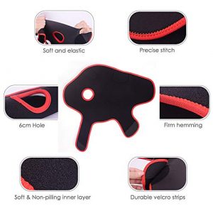 Seasky Sweat Guard for Peloton Bike Quick-Drying Neoprene Material Sweat Towel Framewrap Accessories for Peloton Bike Accessory (black)