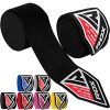 RDX Boxing Hand Wraps Inner Gloves, 180 Inches Elasticated Thumb Loop Bandages, Men Women Mexican Style Under Mitts Wrist Hand Protection, Muay Thai MMA Kickboxing Martial Arts, Punching Training