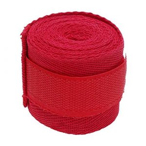 HUNTER Elastic Professional 180 inch Handwraps for Boxing Kickboxing Muay Thai MMA (Red, 4.5 Meter)