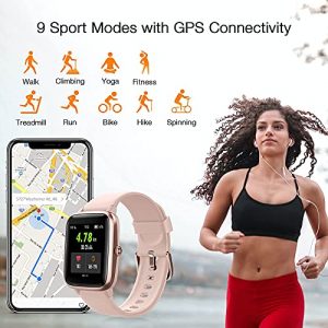 Fitpolo Smart Watches for Women Men, Smart Watch for Android Phones and iOS Phones, IP68 Swimming Waterproof Fitness Watch Pedometer Fitness Tracker Heart Rate Monitor